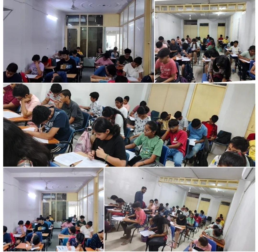 Science Wing Classroom — Students during Mock Test